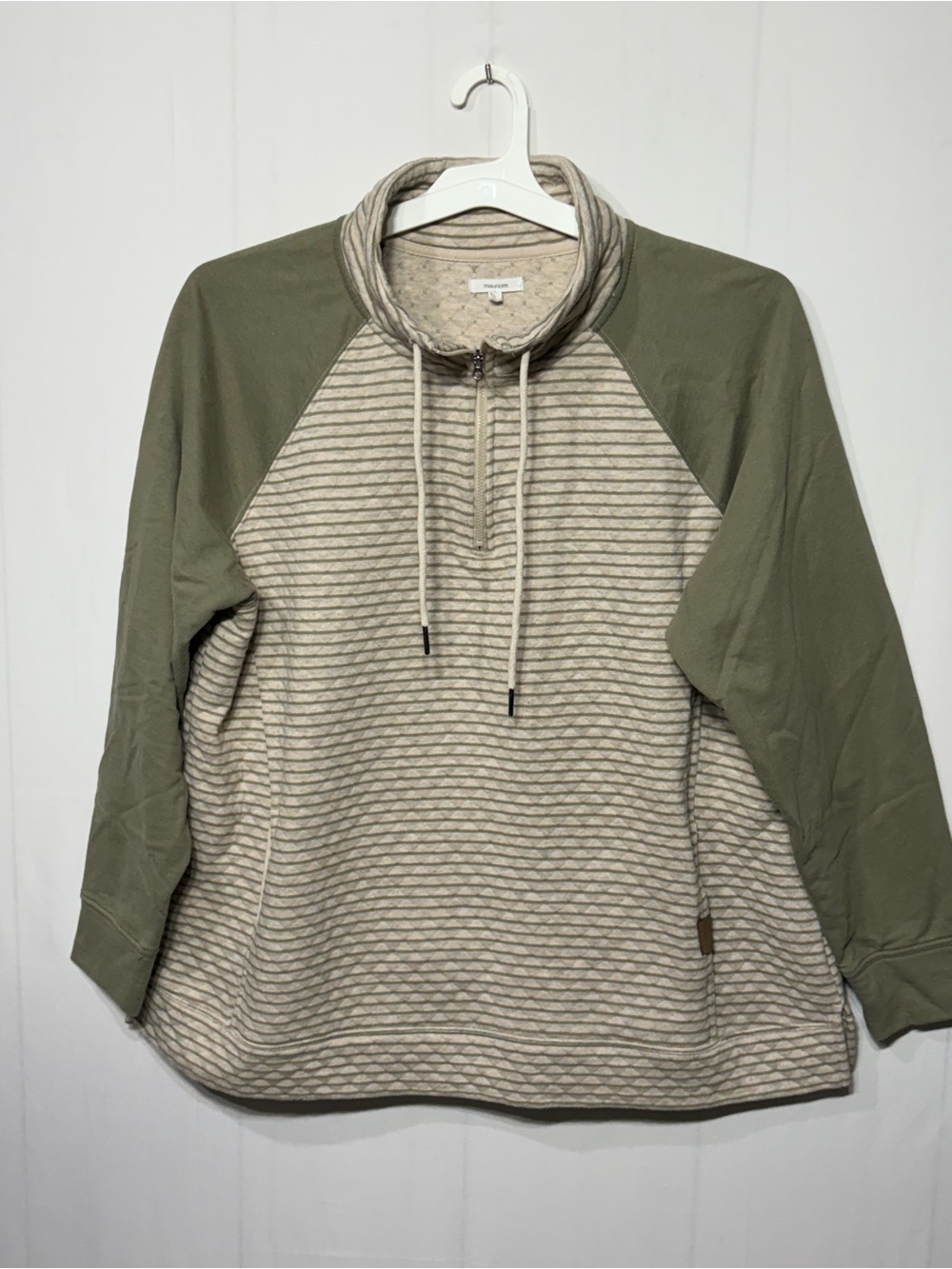Maurices Plus Size Quarter-Zip Sweatshirt